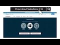 how to install salesforce cli