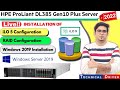 HP ProLiant DL385 Gen10 Plus Server installation | Configure RAID and iLO in HP DL385 Gen10 Server