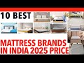 🛏️ Top 10 Best Mattress Brands iN India 2025 | ✨ Mattress Price | Wakefit, Sleepyhead, Sleep Company