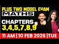 Plus Two Maths Final Exam | Chapters 3,4,5,7,8,9 | Exam Winner