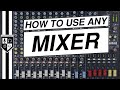How To Use a Mixer for Live Sound \u0026 Studio Recording