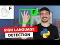 Sign language detection with Python and Scikit Learn | Landmark detection | Computer vision tutorial