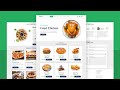 Complete Responsive Food / Restaurant Website Design Using HTML / CSS / JAVASCRIPT - From Scratch