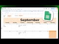How to make a dynamic calendar in Google Sheets