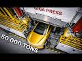 Tesla Giga Press 50 000 Tons Is A Big Deal! Elon Musk Reveals Tech Inside Amazing