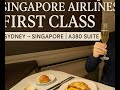 I Flew Singapore Airlines First Class | A380 Suites Experience from Sydney to Singapore