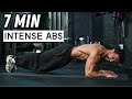 7 Min INTENSE ABS Workout | No Equipment | Rowan Row