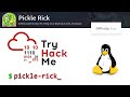 tryhackme | pickle rick writeup - walkthrough