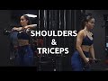 SHOULDERS \u0026 TRICEPS WORKOUT | FULL GYM WORKOUT