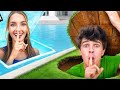 I Built 4 SECRET Rooms in ONE COLOR! |Hindi| Secret Room Challenge Hindi DubbedBrent Rivera#brent 