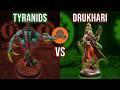 Tyranids vs Drukhari – 2000pt Battle Report | Warhammer 40k