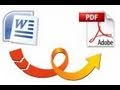 Convert a Word documents to PDF for free
