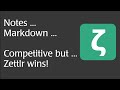Open Source Notes and Markdown apps - Zettlr wins!