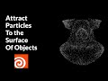 Attract Particles to the Surface of an Object | Houdini 19.5