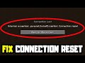 How to FIX Connection Reset Error in Minecraft