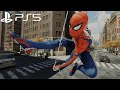 Spider-Man Remastered PS5 - Advanced Suit Free Roam Gameplay (4K Fidelity Mode)