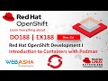 Openshift DO188 Tutorial | Complete Training Course with Certification | EX188, EX280 and EX288