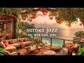 (NO MID INTERRUPTION) Jazz by Sunset 🌅 Summer Instrumental Piano Ambience for Work, Study and Relax