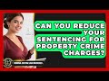 Can You Reduce Your Sentencing For Property Crime Charges? - Criminal Defense Law Uncovered