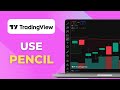 How to use pencil in tradingview#trending #art #art #artwork#viral