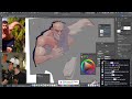 Stylized art study and chatting ✏️