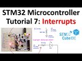 STM32 Microcontroller Tutorial 7: External Interrupts and Hardware Demonstration using LED-Button