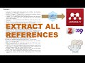 How to Extract / Export All References / Bibliography from Research Article/Journal to Mendeley