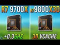 Ryzen 7 9700X vs Ryzen 7 9800X3D - 2025