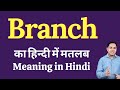 Branch meaning in Hindi | Branch ka kya matlab hota hai | daily use English words