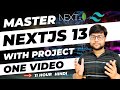 🛑Master NEXTJS 13 with Project in one video | Hindi