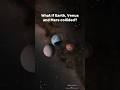 What if Earth, Venus and Mars collided? #space #spacesim #universe
