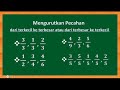 Cara Mudah Mengurutkan Pecahan||Matematika Kelas 4||