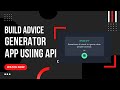 Frontend Mentor Challenge || Build Advice Generator App