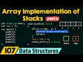 Array Implementation of Stacks (Part 2)