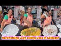 Hardworking Lady Selling Delicious Dosa in Kolhapur 😍 | Paper Dosa, Cheese Dosa, Loni Dosa 🤩