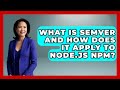 What Is SemVer And How Does It Apply To Node.js Npm? - JavaScript Toolkit