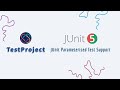 JUnit 5 Parameterised Test support in TestProject Java OpenSDK - To run multiple test with params