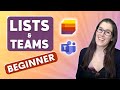 How to use Microsoft Lists in Teams - Beginner Guide