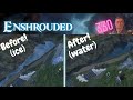 Replacing the old ice with real waterfall in Enshrouded!