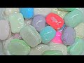 30 pieces SOAKED SOAP🌊🌈🌈🌈🧽🤤💧MUSHY SOAP/ASMR/ 30 шт РАЗМОКШЕГО  МЫЛА  РАЗНЫХ ФИРМ🎧💤 #soakedsoap