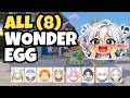 All 8 Wonder Egg Locations (Day 1 \u0026 2 Complete Guide) | Heartopia