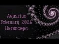 Aquarius ♒ February 2026 Horoscope: Solar Eclipse in Your Sign! Quantum Leaps Possible Now!
