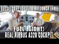 AIRBUS COCKPIT FULL FLIGHT! TO PALMA DE MALLORCA  🇪🇸 (PMI) FROM DÜSSELDORF 🇩🇪 (DUS) REAL AIRPLANE!