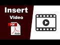 How to Insert Video in a PDF File with Adobe Acrobat Pro 2020