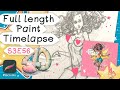 (S3E56) “levelling up!“ using procreate, Full length paint Timelapse
