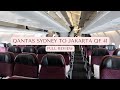 QANTAS SYDNEY TO JAKARTA FLIGHT QF41 A330-200 FULL REVIEW