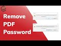 2022 How to Remove PDF Password | Remove Open/Edit Passwords ✔ Full Solutions