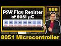 Flag Register of 8051 Microcontroller Explained: Status Register and PSW Register | 8051