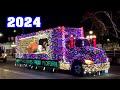 2024 Xmas Lighted Truck Parade Victoria BC. Christmas lights Santa Clause Parade