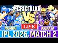 🔴 Live: MI vs KKR Live Cricket Match Today, IPL 2026, Live Match Commentary, 1st Inning